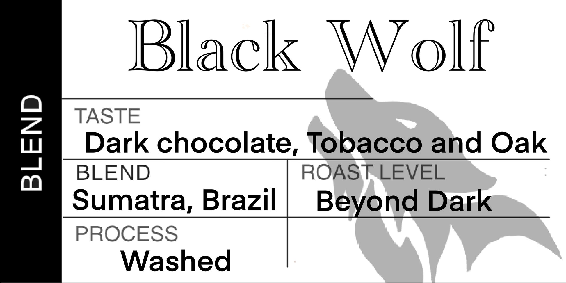 black wolf tobacco BLACKWOLF Black Wolf Shampoo Black Wolf - Beyond Dark