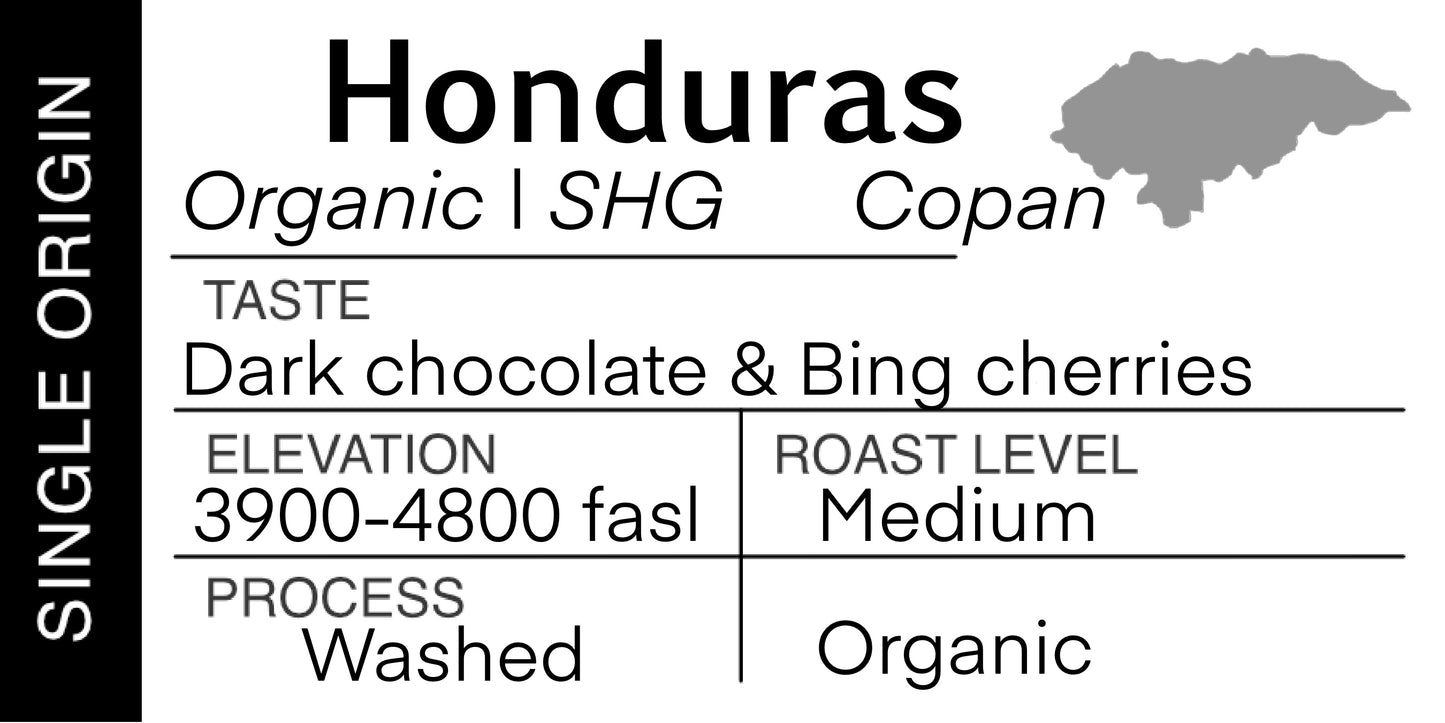 Organic Honduras Copan SHG