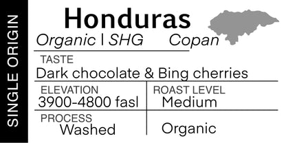 Organic Honduras Copan SHG
